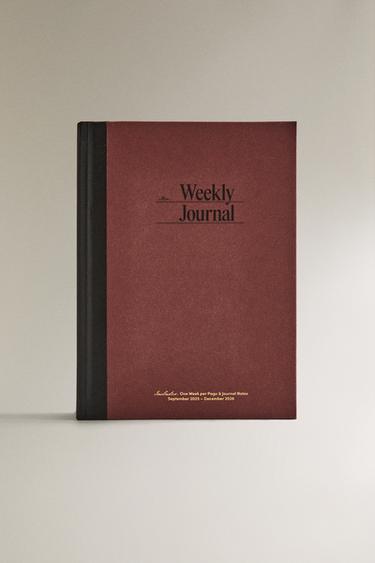 Zara NEDELJNI ROKOVNIK, KANCELARIJSKI PRIBOR – Burgundac