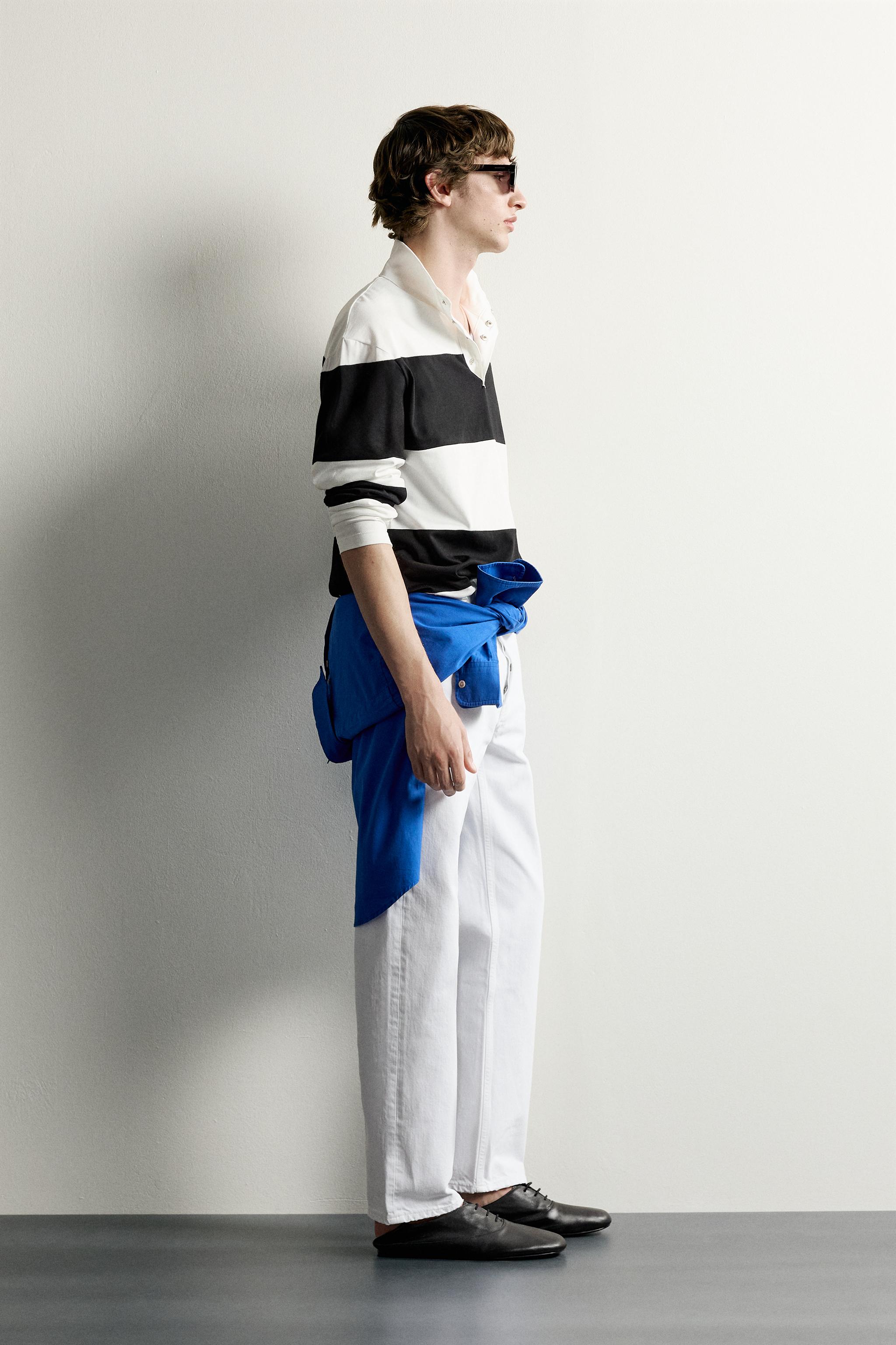 STRIPED RELAXED-FIT POLO