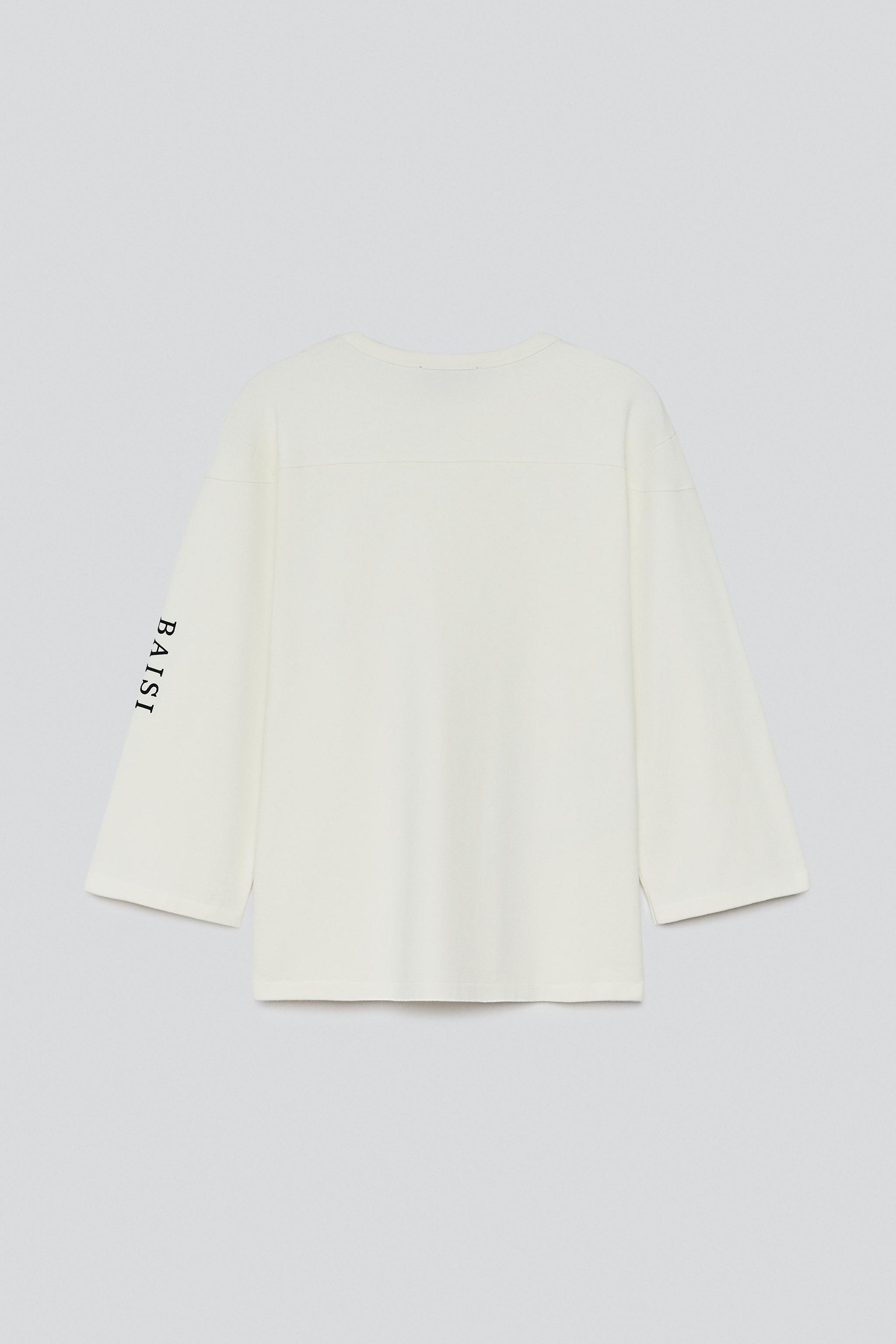 T-SHIRT REGULAR FIT IMPRIMÉS CONTRASTE