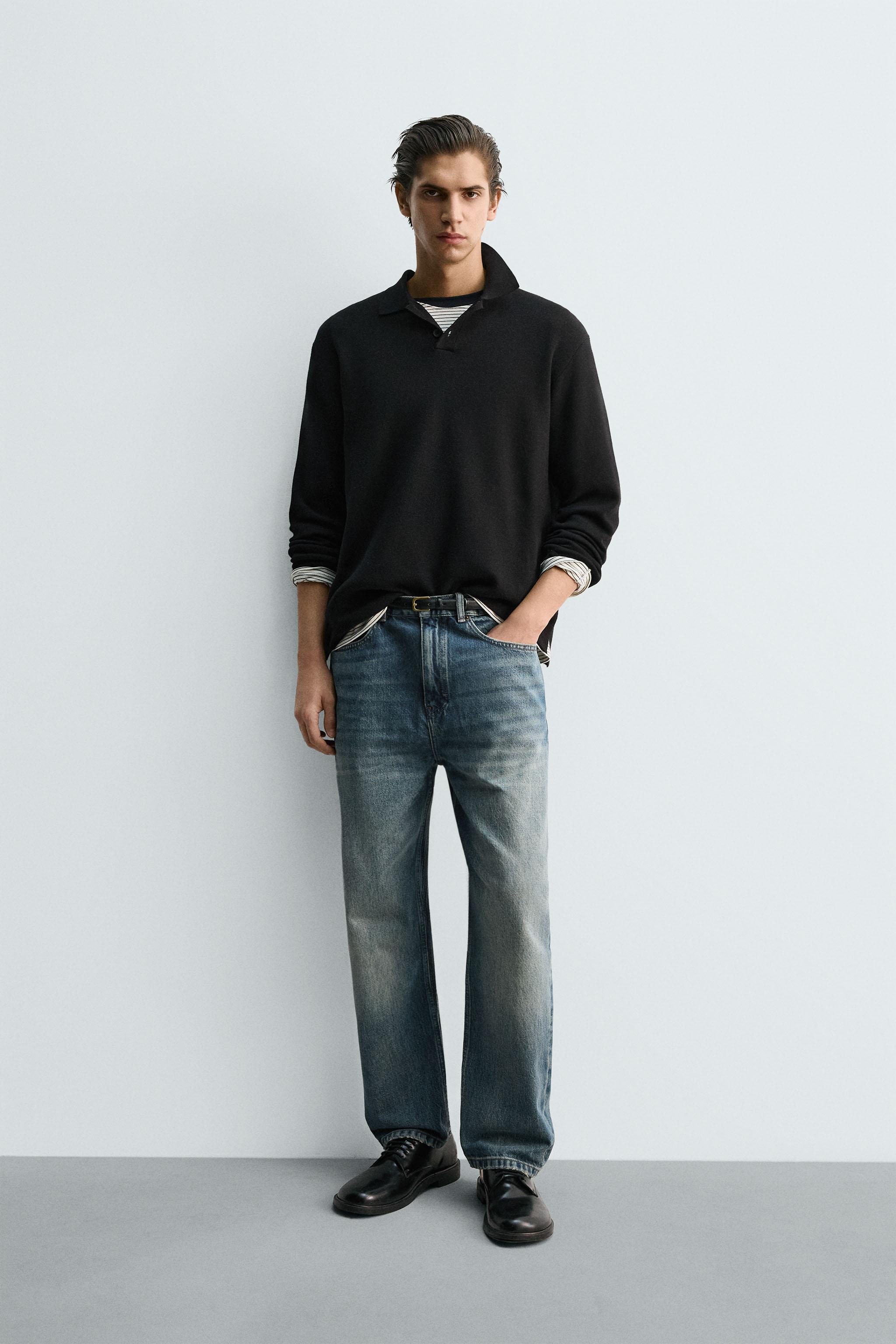 SOFT KNIT POLO SHIRT - Black | ZARA United States