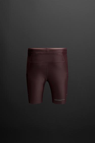 TRAINING LEGGINGS - Burgundy by Zara - Image 7