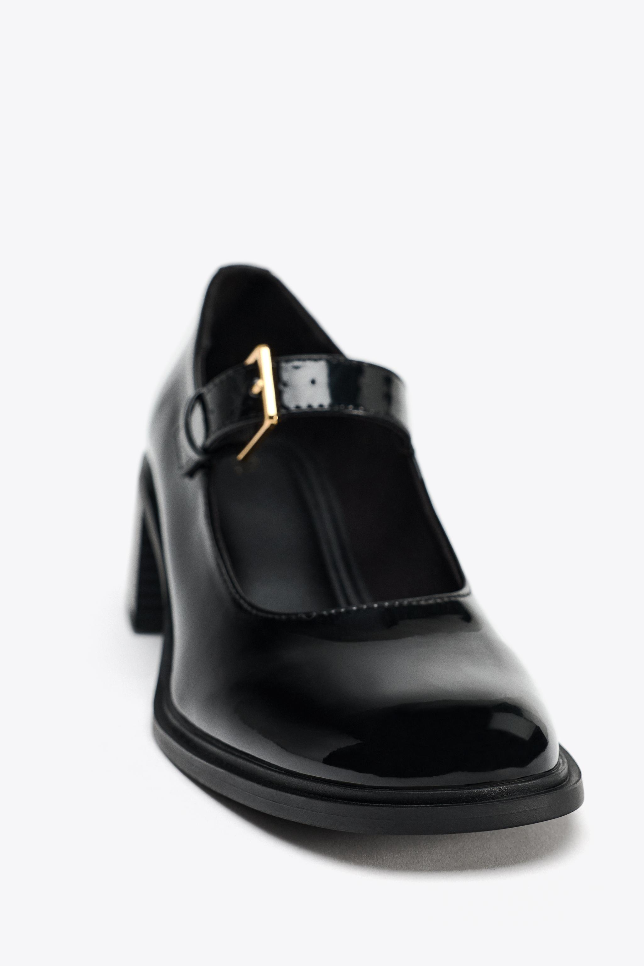 【ZARA】エナメルレザー風ハイヒールシューズ 3212/510/719 ZARA】エナメルレザー風ハイヒールシューズ 3212/510/719 (ZARA