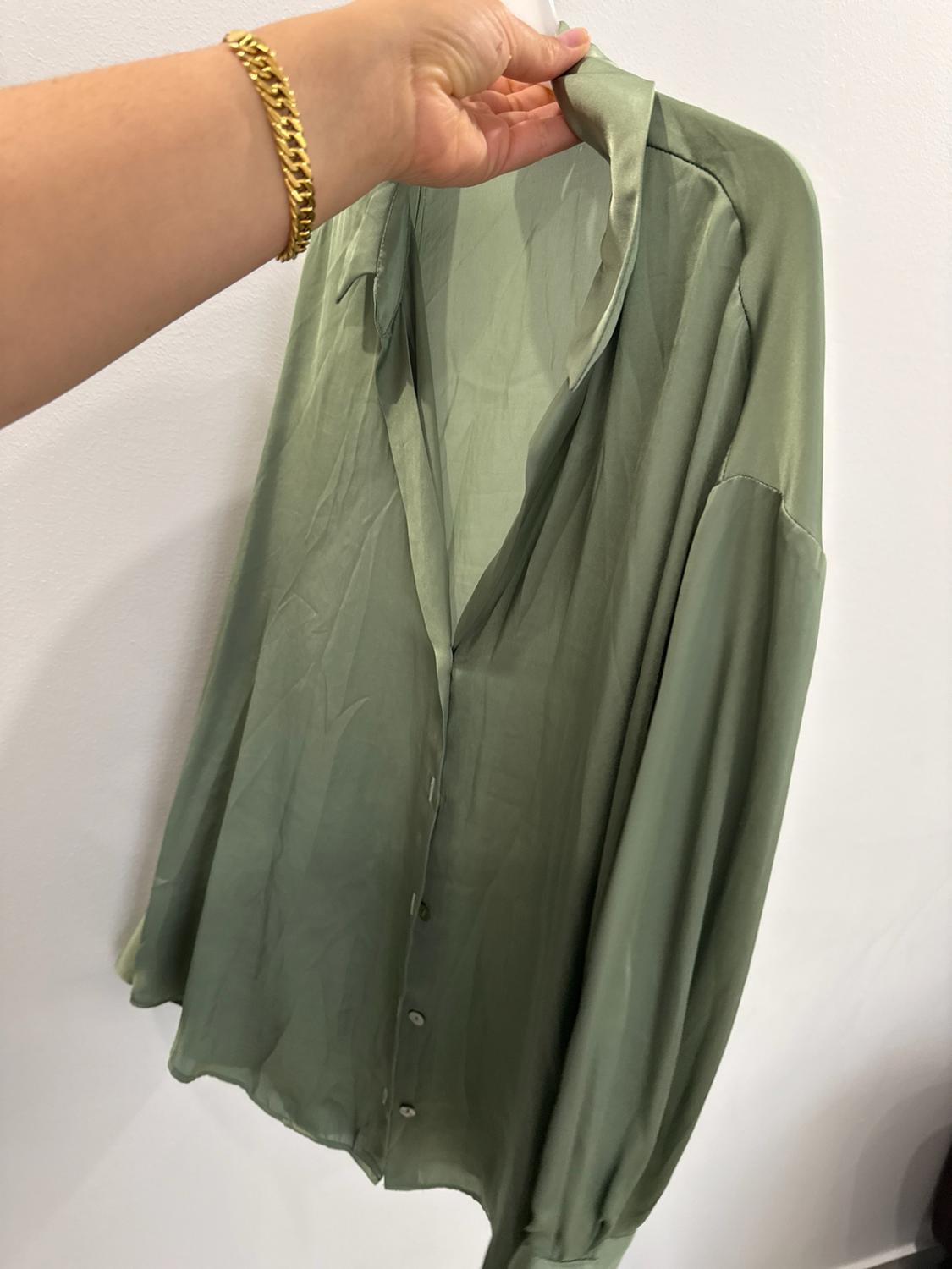 BASIC SATIN SHIRT - Image 3
