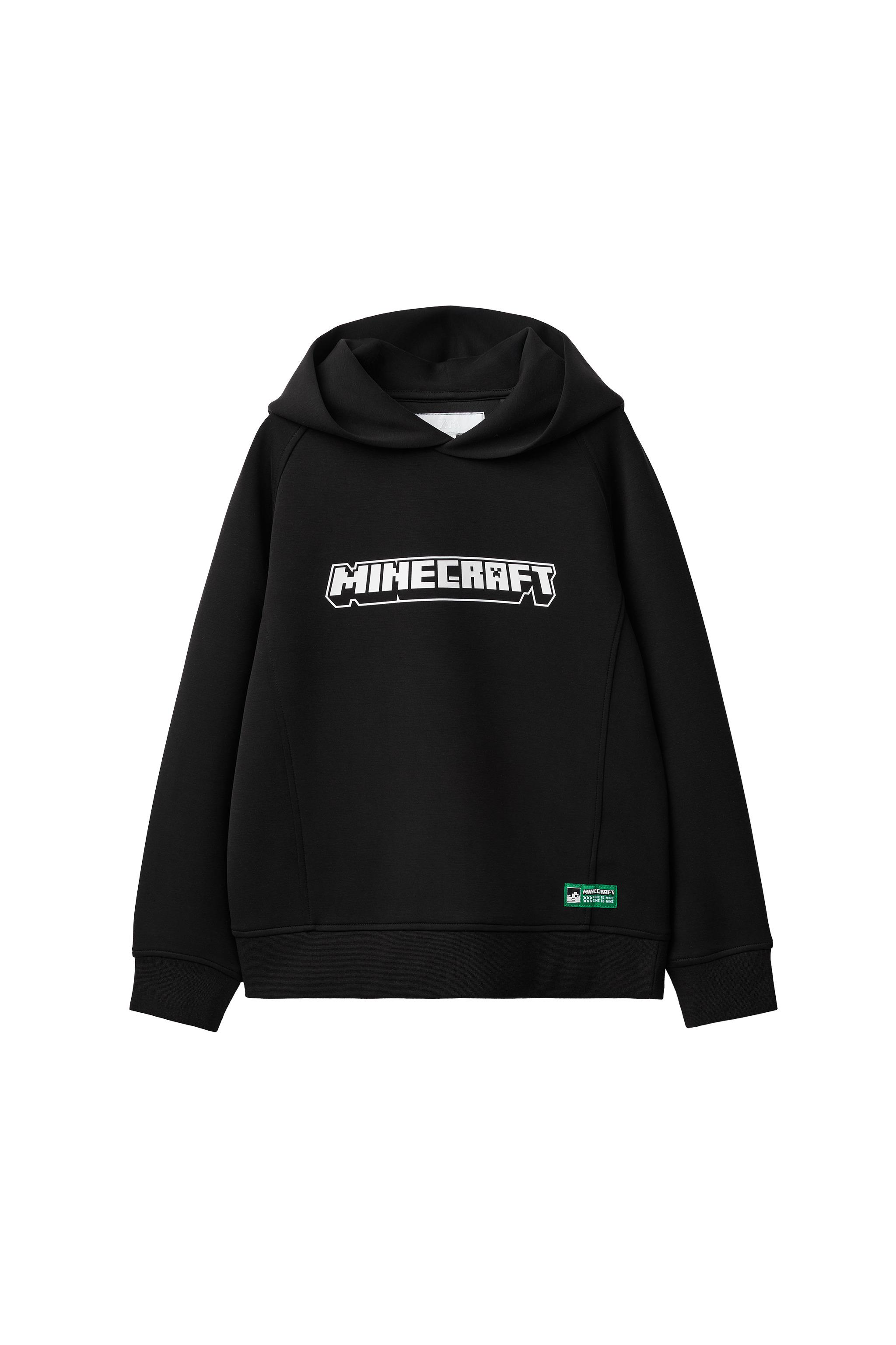 マイ MINECRAFT © MOJANG AB. ™ HOODIE - Black | ZARA United States