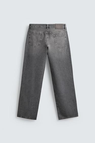 JEANS STRAIGHT FIT - Gris de Zara - Image 7