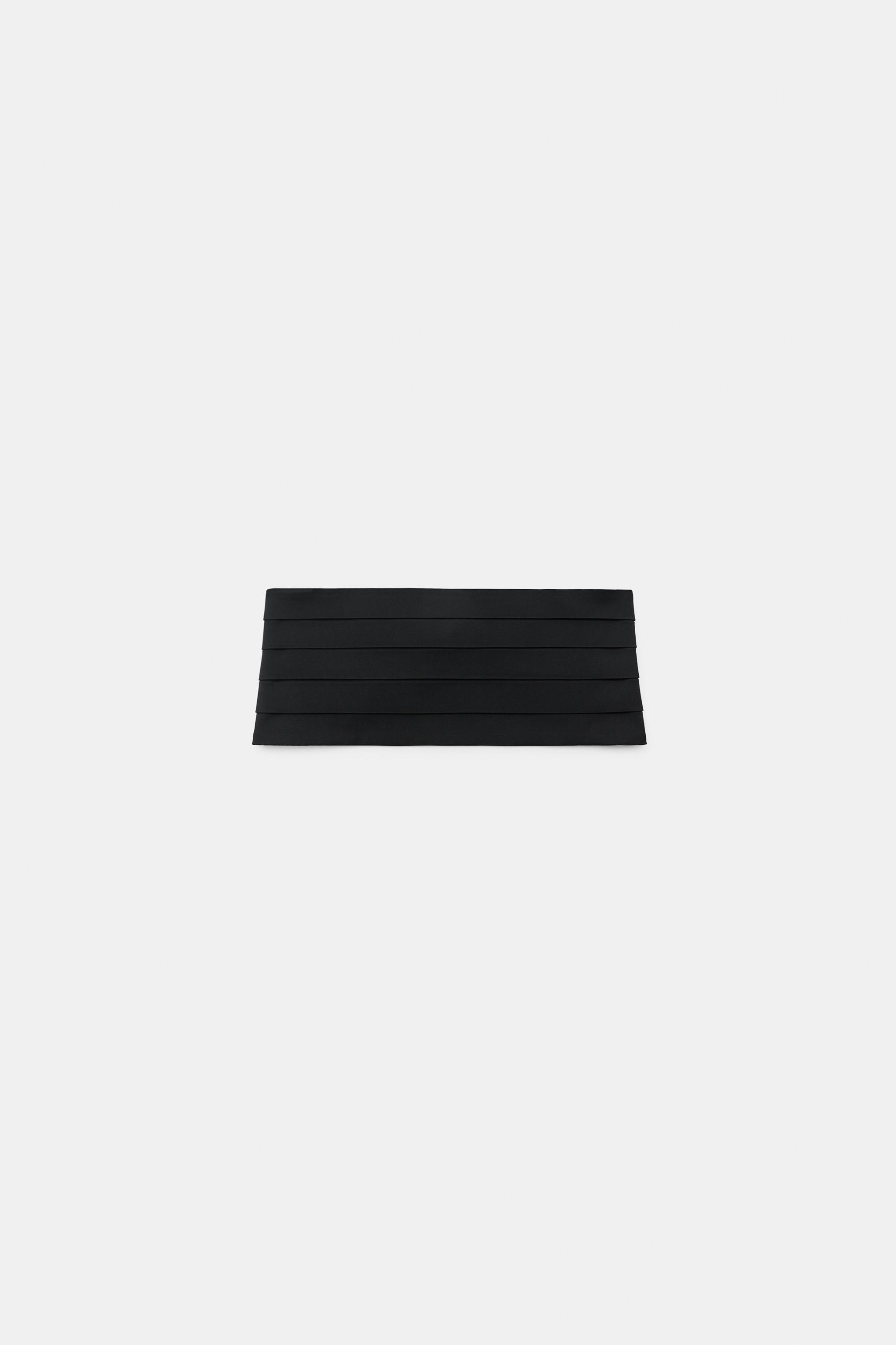 PLEATED SASH BELT