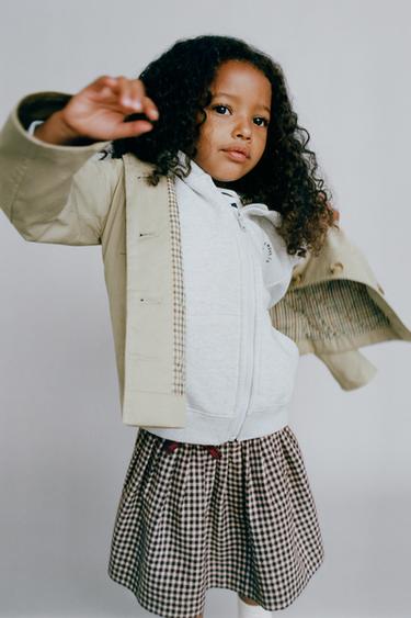 SOFT ROK MET VICHY RUIT - Bruin van Zara