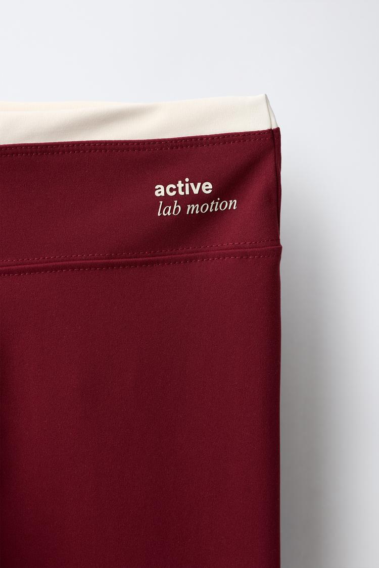 Leggings deportivos con ribete contrastante 4