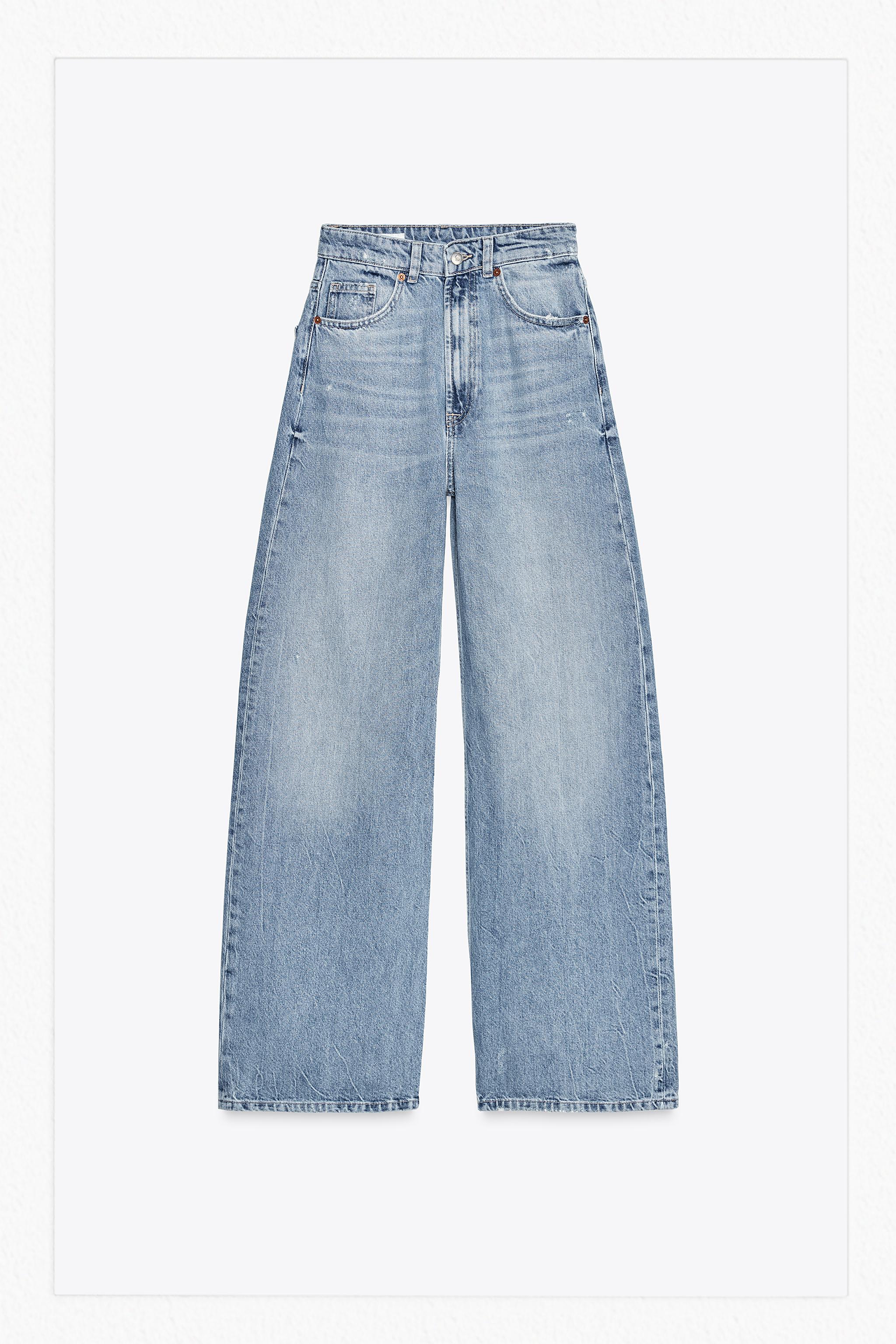 新品　2023aw ZARA woman デニム　ボア　ダブルフェイス　ベスト Women's High Waisted Jeans | ZARA United States