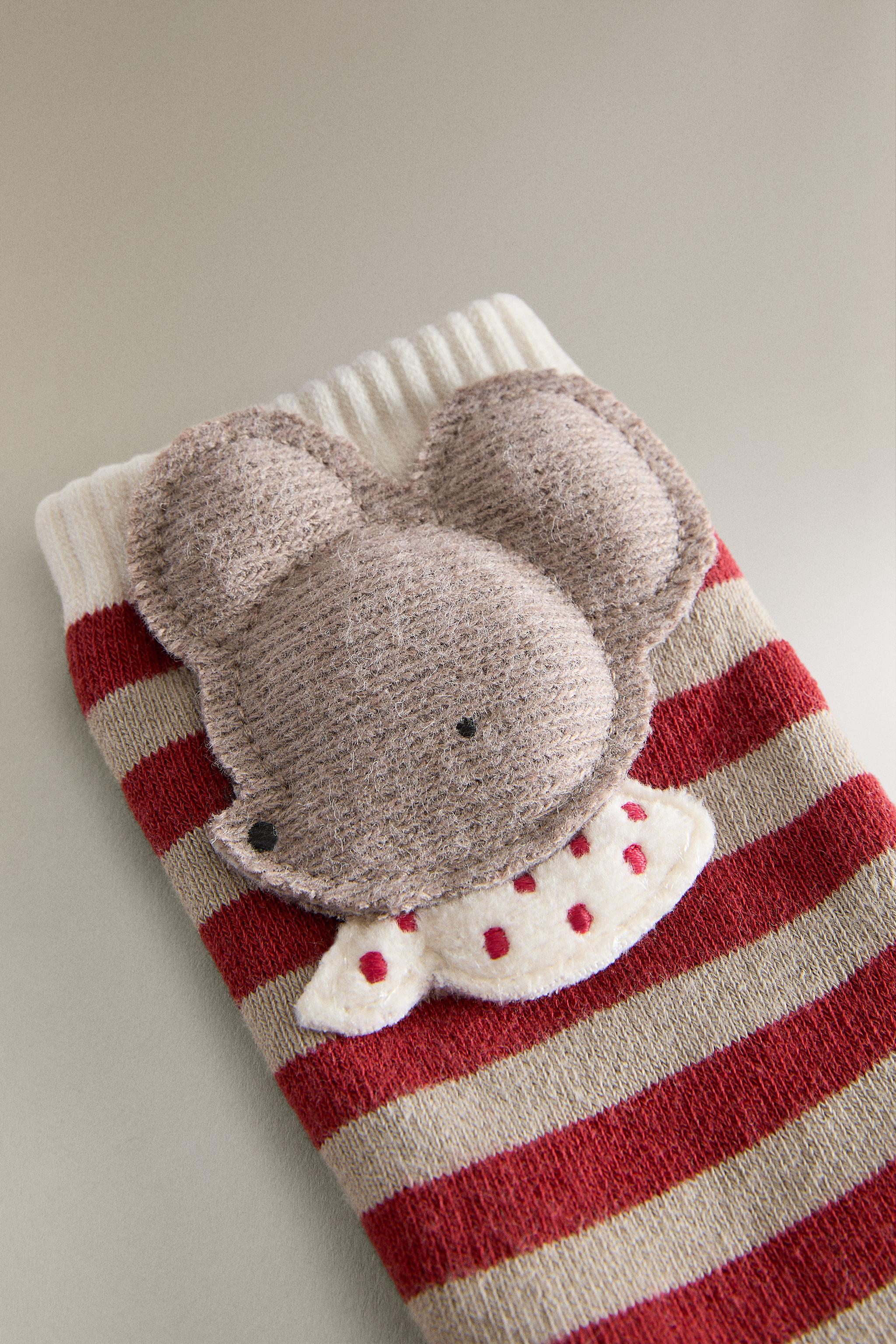 CHILDREN'S CHRISTMAS MOUSE STOCKING