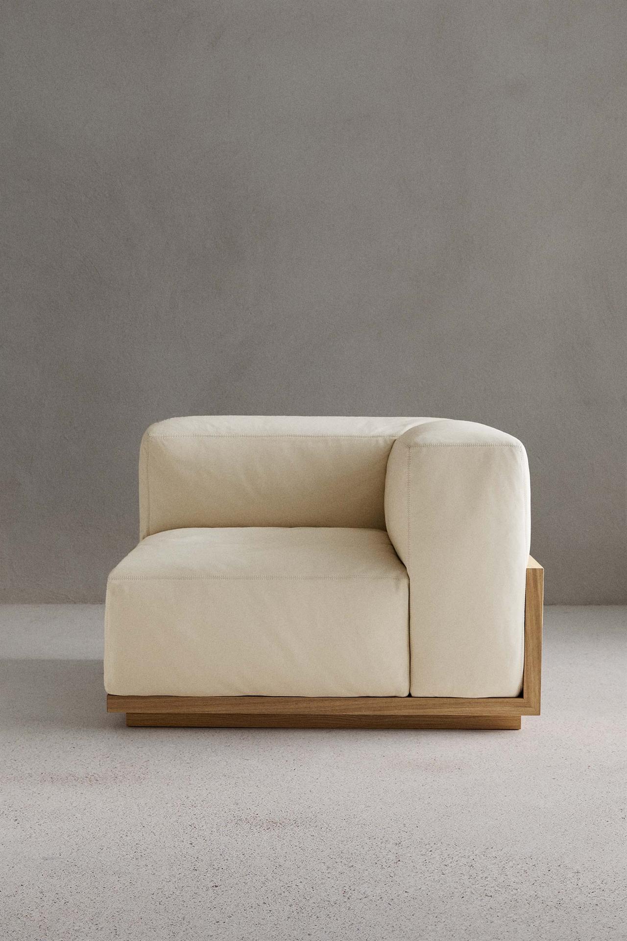 SOFA 02 | RIGHT CORNER MODULE — Ecru