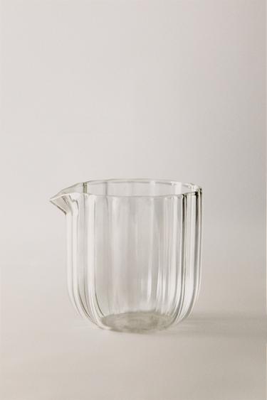 BOROSILICATE GLASS MILK JUG - Transparent by Zara