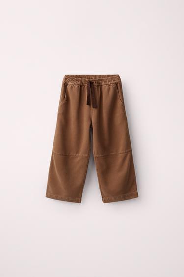 Gerade geschnittene Hose Created by Caramel London x Zara - Braun von Zara