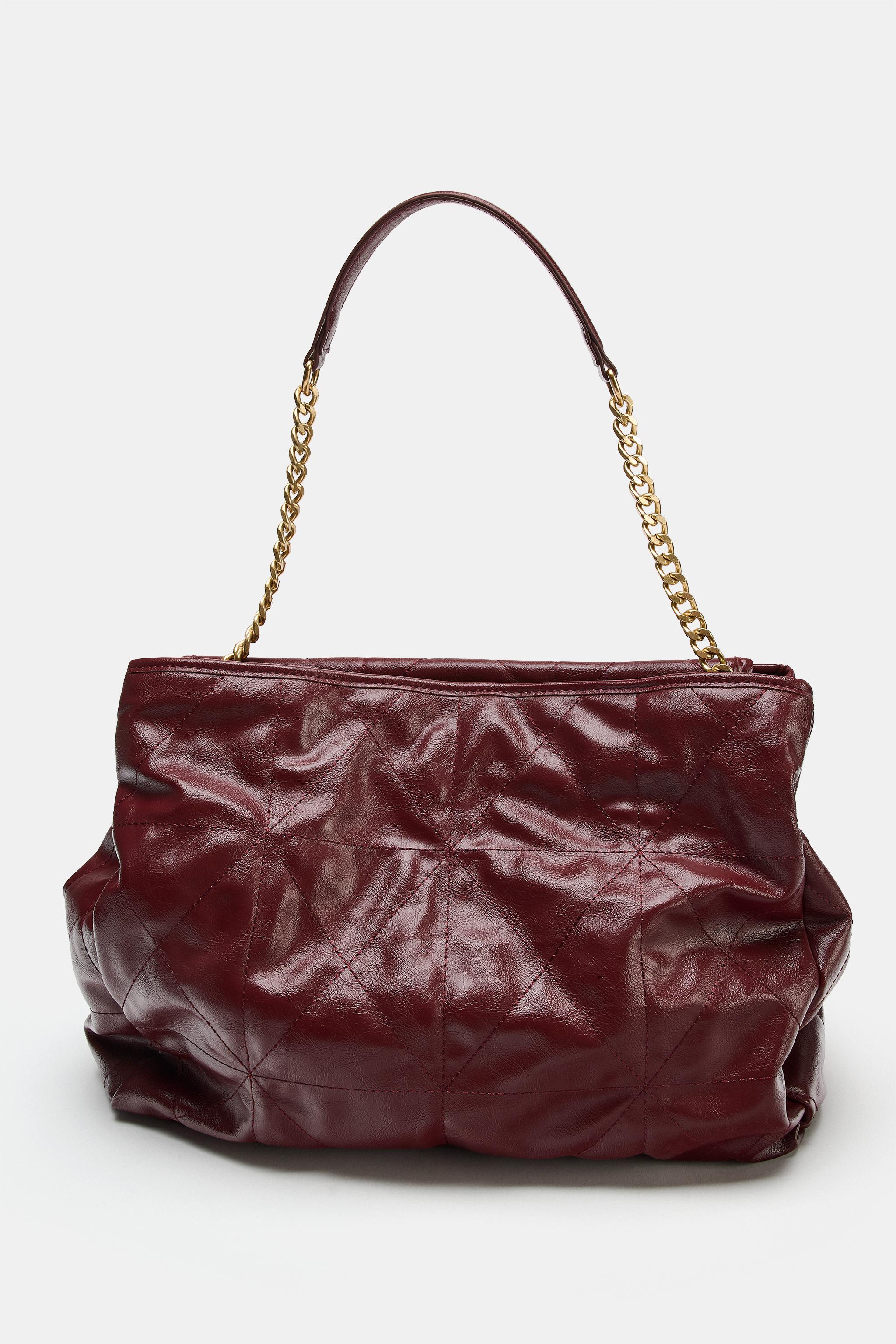 FLAP SHOULDER SHOPPER BAG