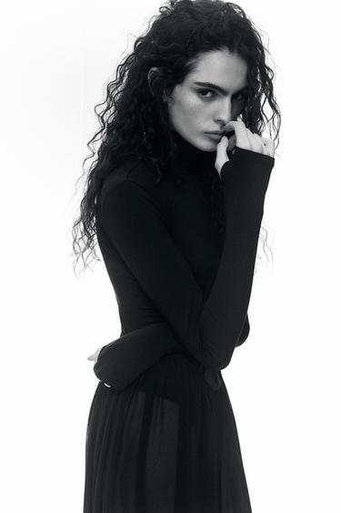 COMBINED VOLUME JUMPSUIT - Black by Zara