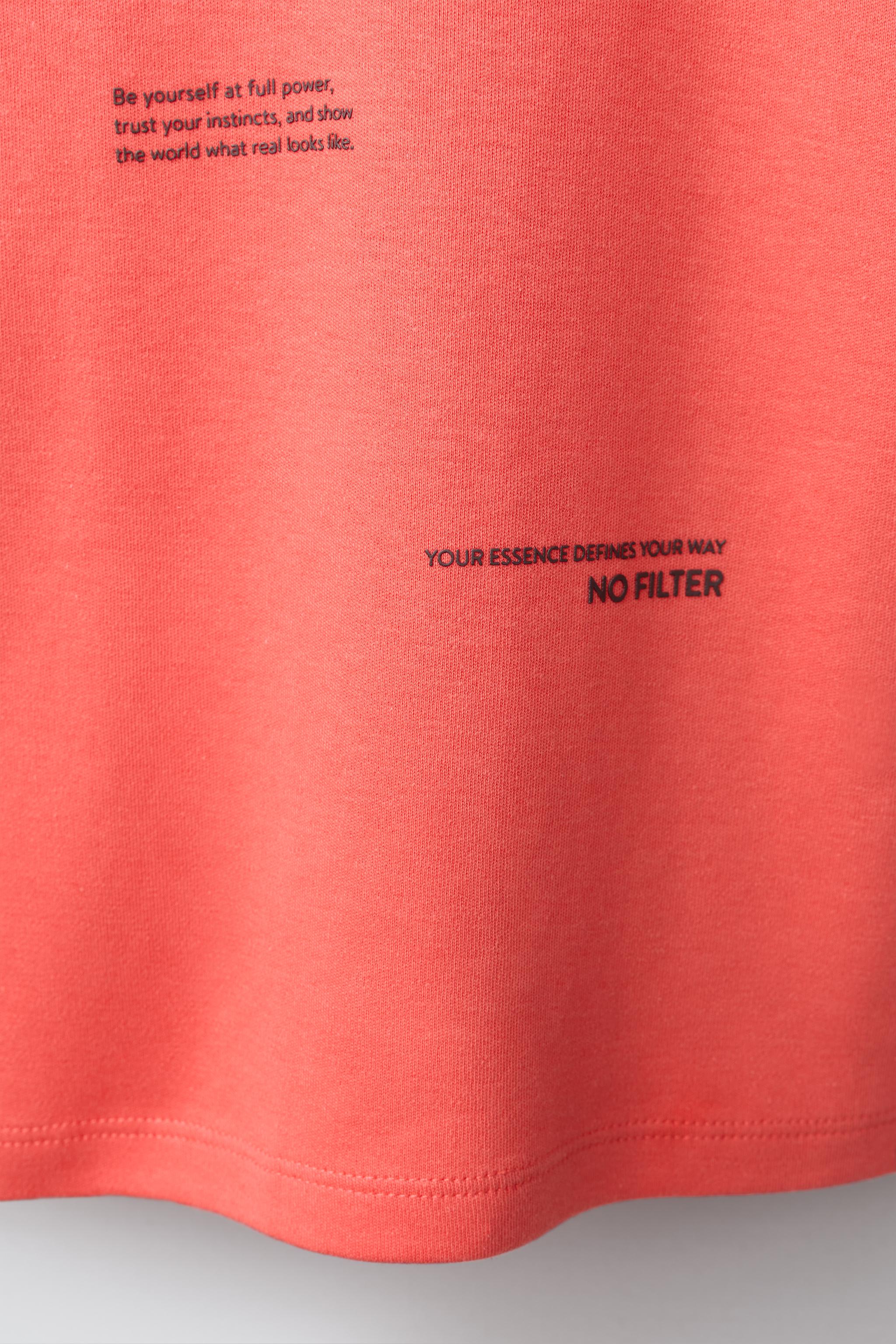 Детские футболки Zara INTERLOCK PRINTED T-SHIRT — фото 5