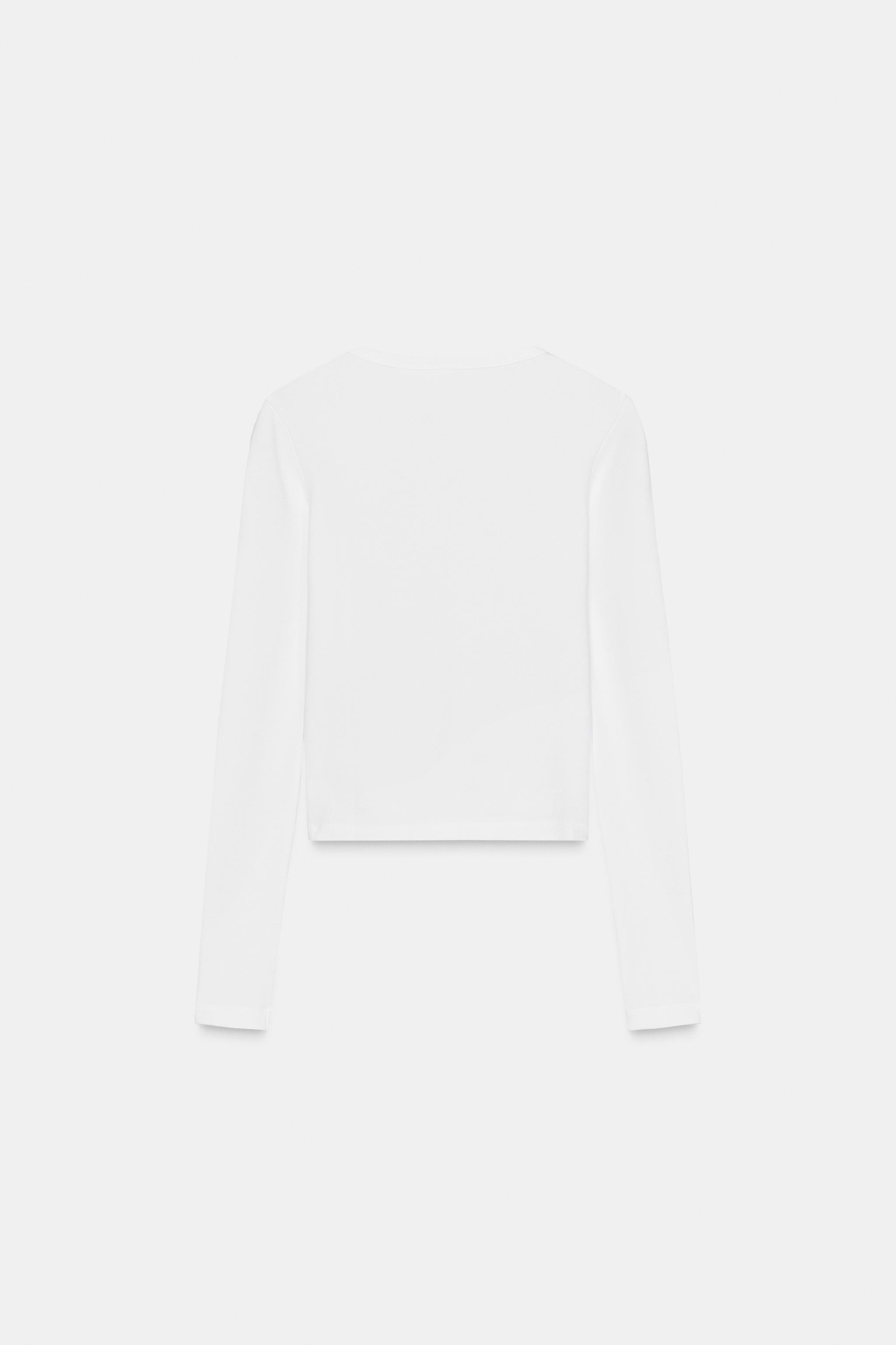 UZUN KOLLU T-SHIRT - Görsel 3