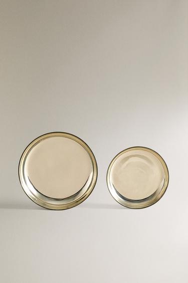 ANTIQUE FINISH GLASS CHRISTMAS TEALIGHT HOLDER - فضي الخاص بـ Zara