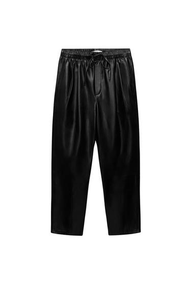 FAUX LEATHER THE WEEKEND TROUSERS