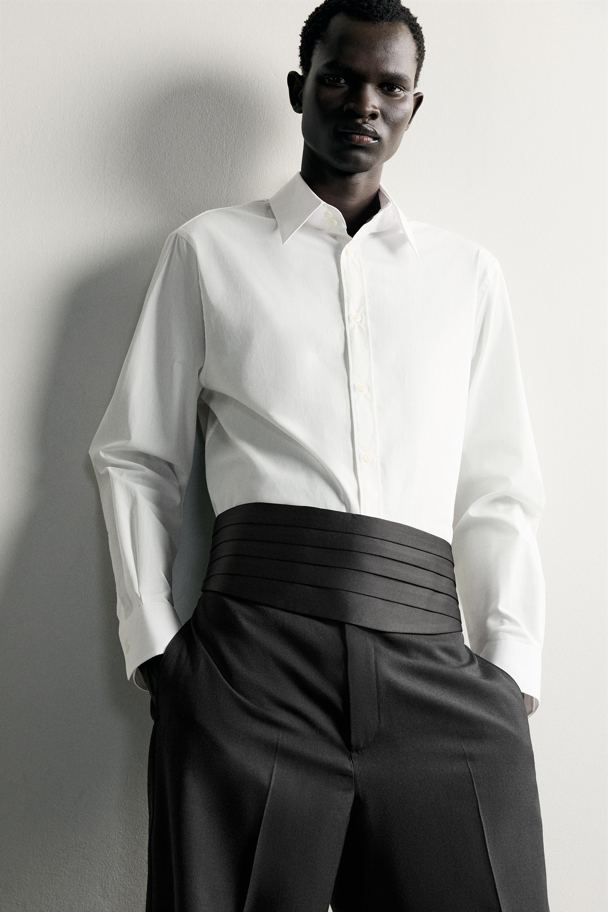 CHEMISE RELAXED FIT COTON