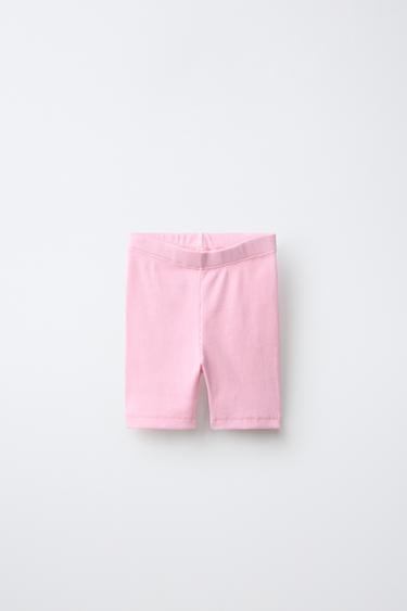 LEGGING CORTO RIB - Rosa de Zara