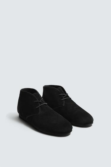 BOTA PIEL SUELA VIBRAM® AARON LEVINE X ZARA - Negro de Zara