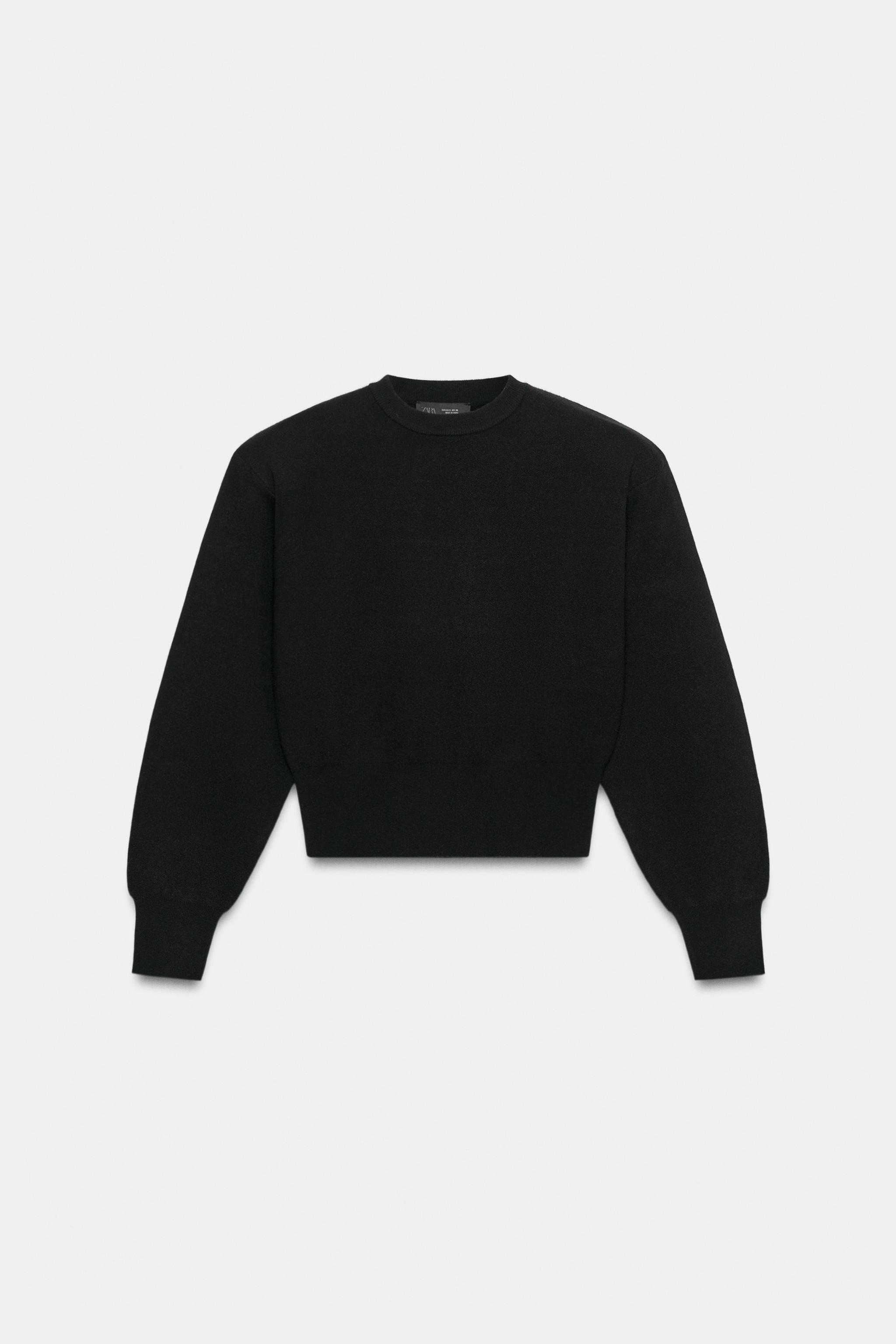 SHOULDER PAD KNIT JUMPER