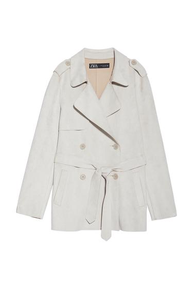 FAUX SUEDE JACKET