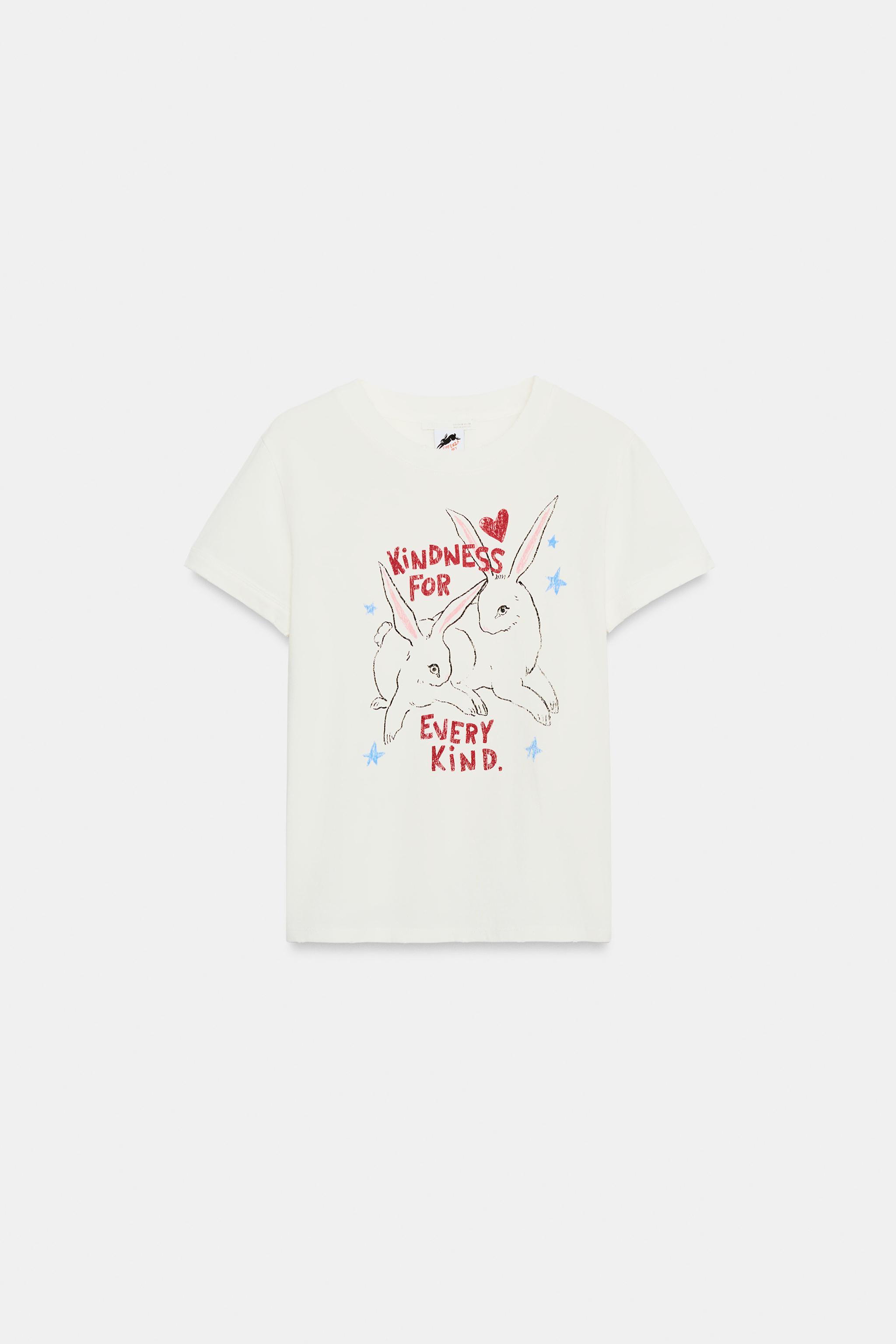 Женские футболки Zara FIORENZA ART T-SHIRT — фото 5