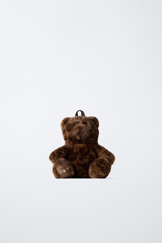 BEAR BACKPACK - Brown by Zara - Image 0