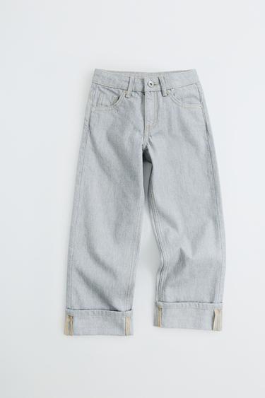 ДЖИНСЫ STRAIGHT — ГОЛУБОЙ от Zara