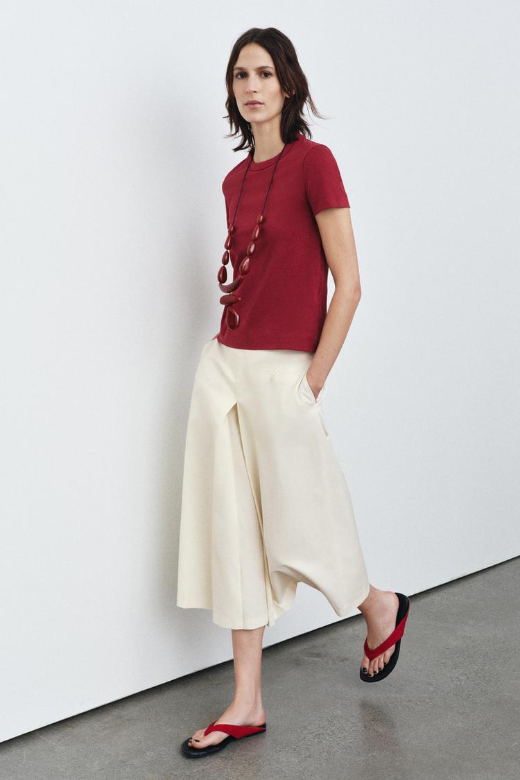 INTERLOK KISA KOLLU T-SHIRT