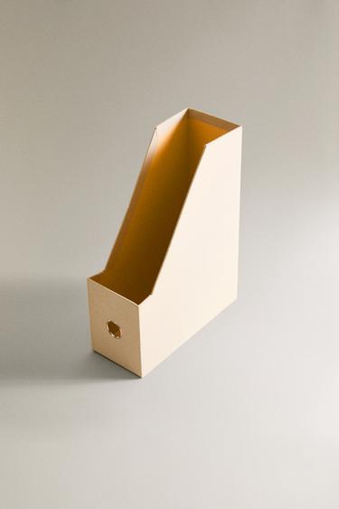 LINEN STATIONERY FOLDER - Ecru by Zara - Image 1