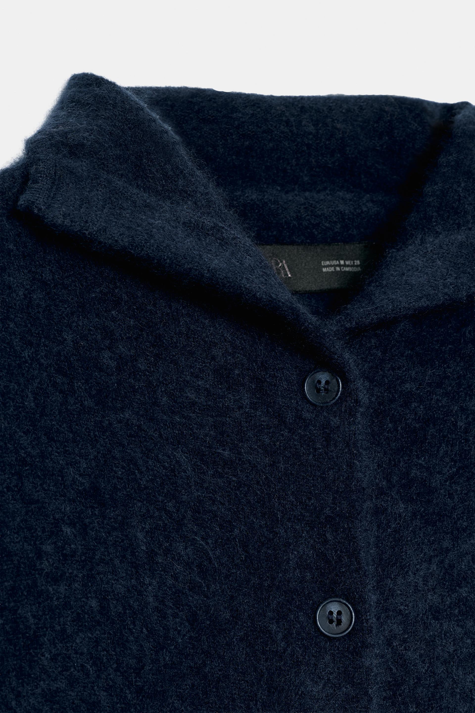BRUSHED 100% WOOL JACKET thumbnail 8