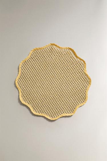FLORALES TISCHSET AUS PAPIER GELB - Gelb von Zara - Bild 0