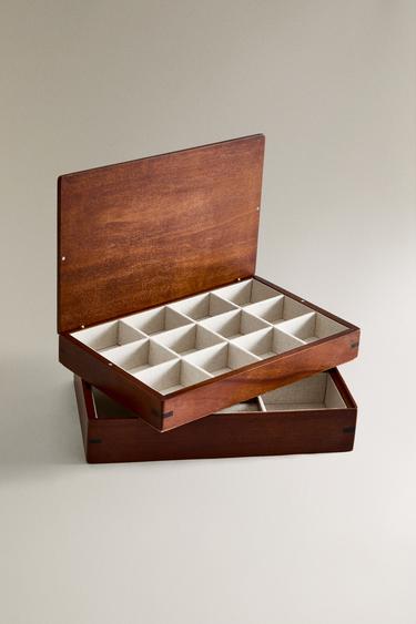 BOÎTE À BIJOUX BOIS GRAND FORMAT - Marron de Zara - Image 2