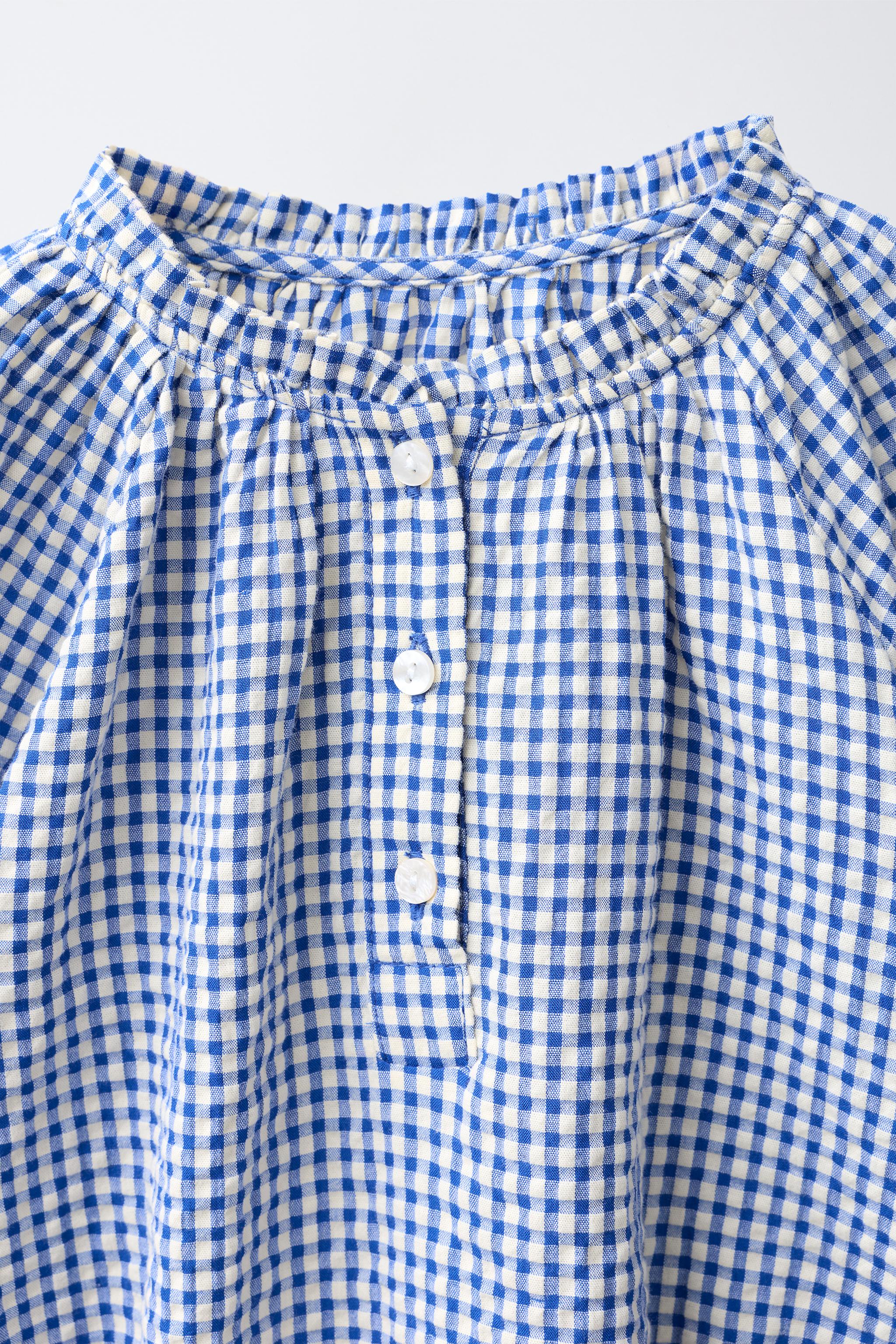 BLOUSE À CARREAUX VICHY