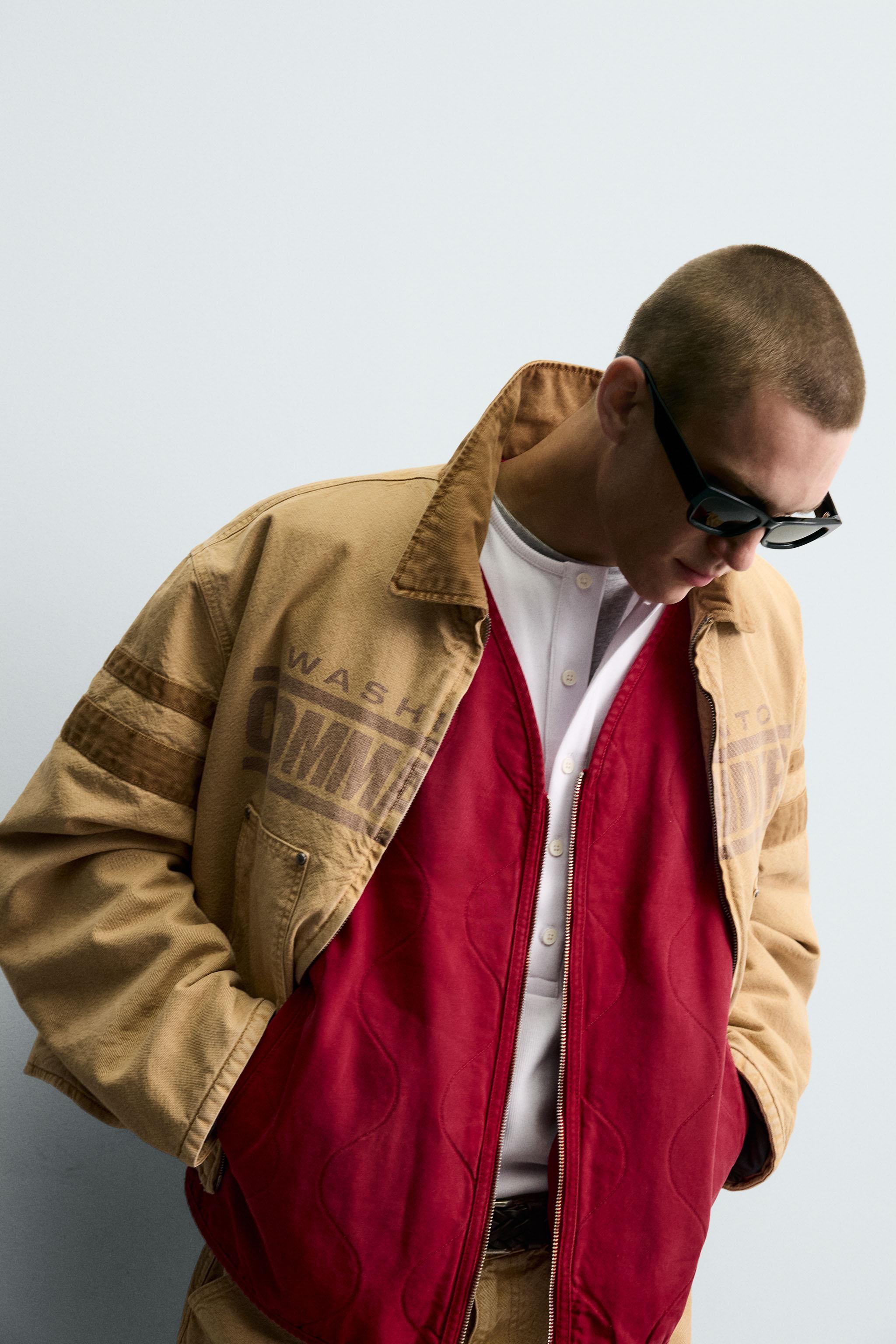 BLOUSON LAVÉ AVEC PIÈCE BRODÉE NFL WASHINGTON COMMANDERS