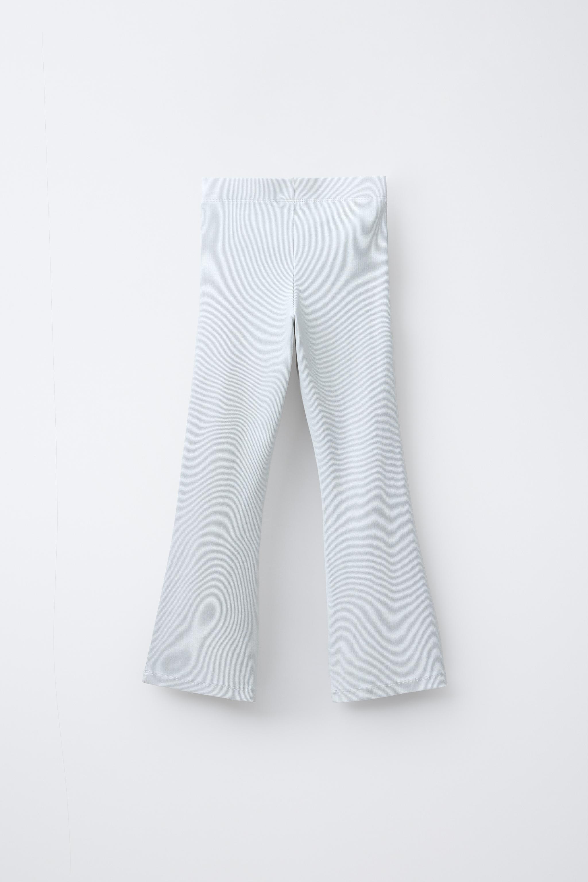 ENSEMBLE T-SHIRT ÉPAIS ET LEGGING FLARE CÔTELÉ EFFET DÉLAVÉ