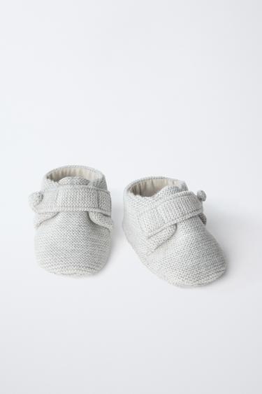 KNITTED BOOTS - Ice White by Zara - Image 2