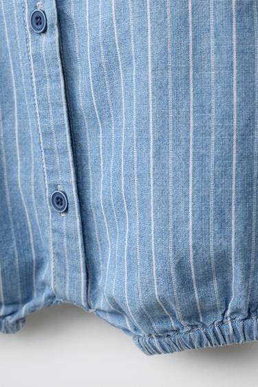 BODY À RAYURES - Bleu moyen de Zara - Image 3
