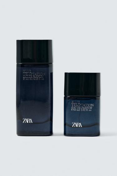 BLUE TEMPTATION EDP SET 120 ML (4.05 FL.OZ) + 60 ML (2.03 O.Z) - TINTED LEATHER by Zara