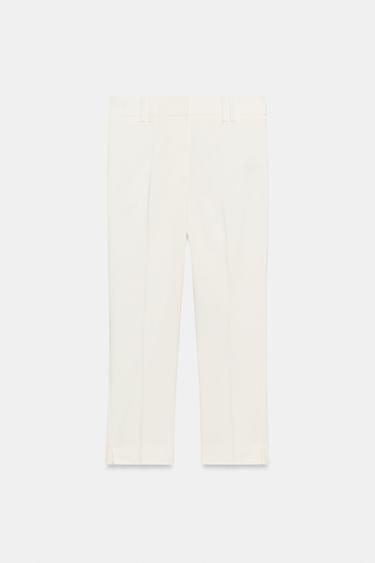 PANTALON CAPRI - Écru de Zara - Image 4
