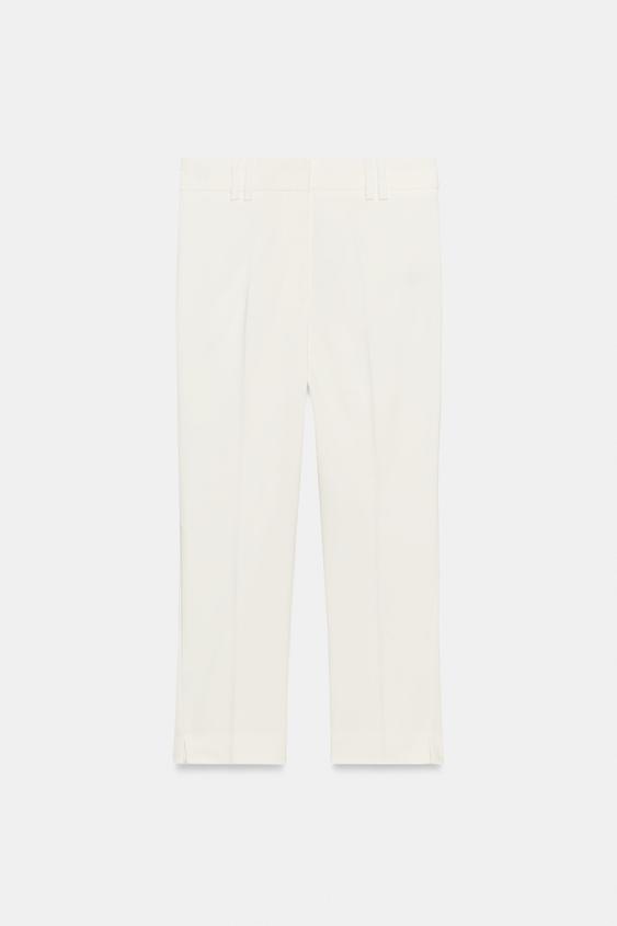 PANTALON CAPRI - Écru de Zara - Image 4