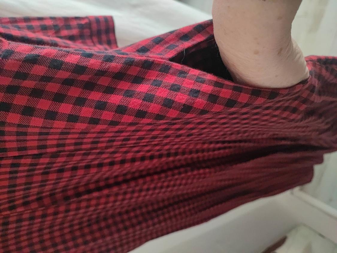 CHECK SHIRT DRESS - Image 3