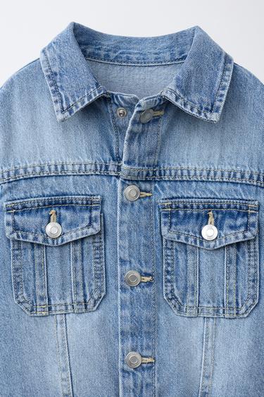 VESTE EN JEAN - Bleu moyen de Zara - Image 2