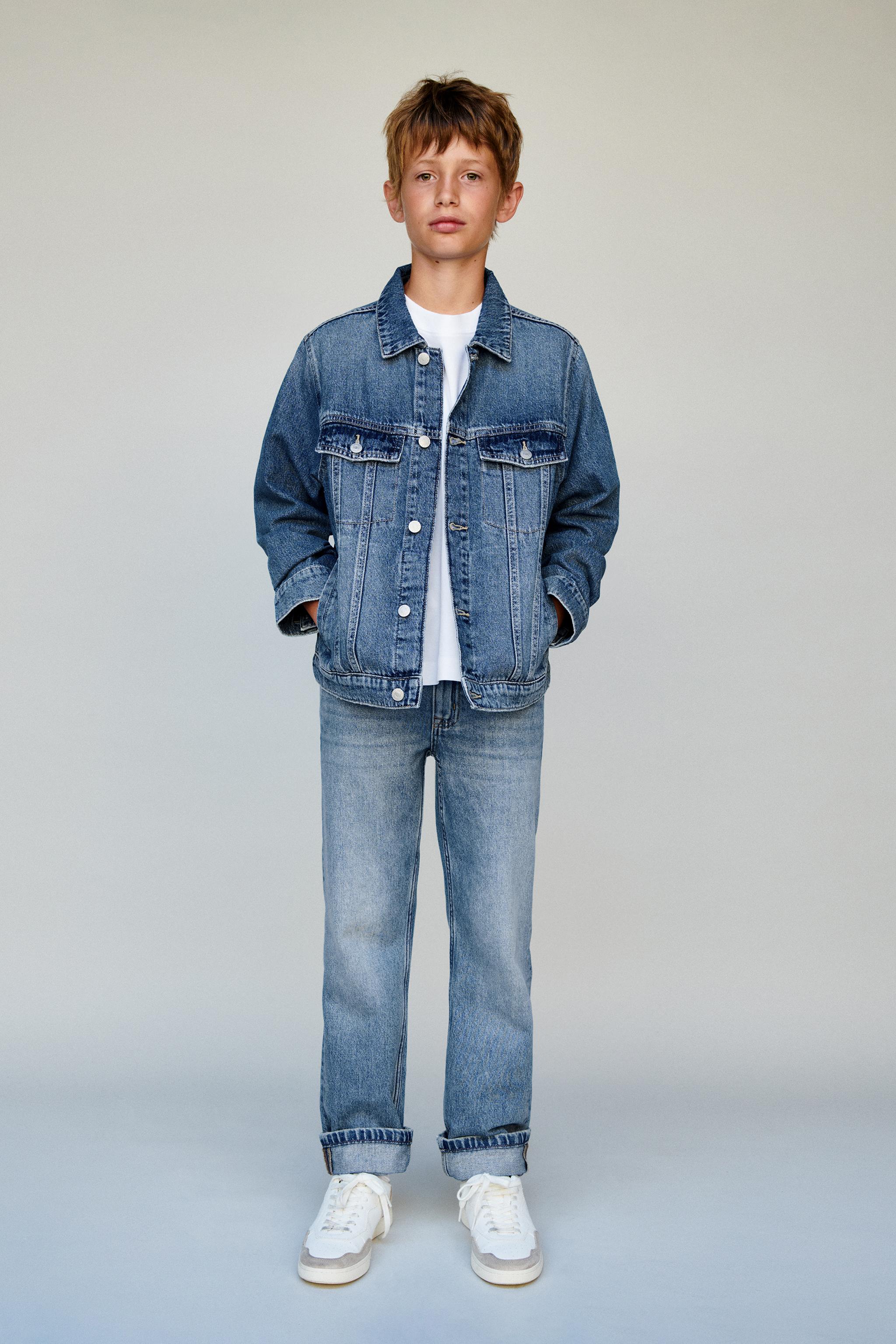 BASIC DENIM JACKET - Blue | ZARA United States