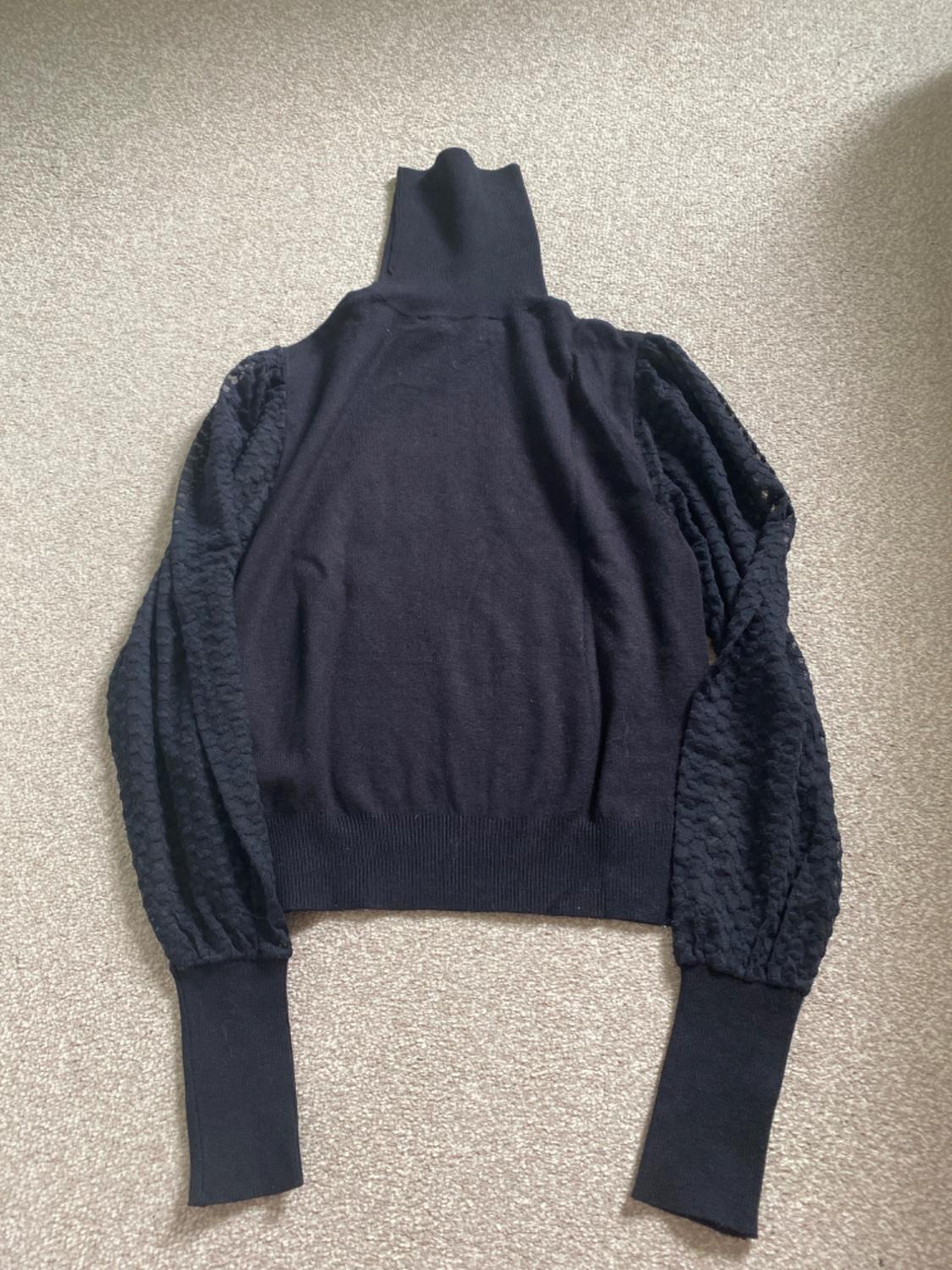 CONTRAST SLEEVE SWEATER - Image 3
