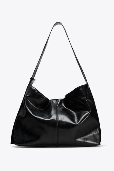 Zara TOTE BAG - Black