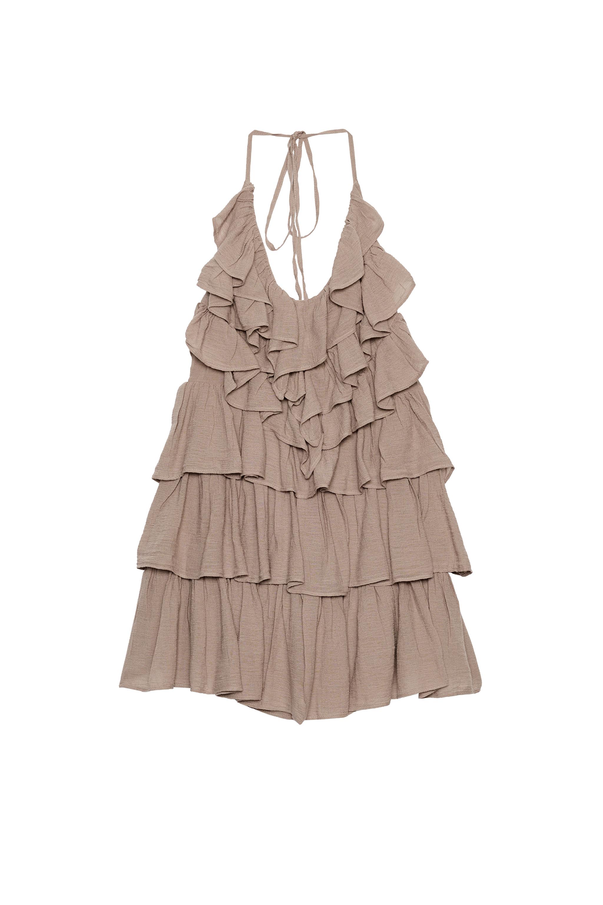 rust halter dress Rust Aura main image 1